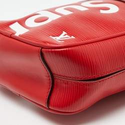 Louis Vuitton x Supreme Red Epi Leather Danube PM Bag