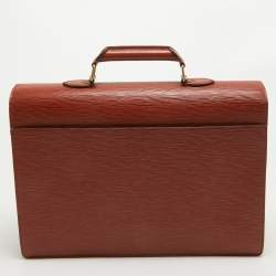 مملوكة مسبقًا Louis Vuitton Cipango Gold Epi Leather Serviette Conseiller Briefcase
