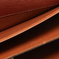 مملوكة مسبقًا Louis Vuitton Cipango Gold Epi Leather Serviette Conseiller Briefcase