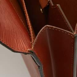 مملوكة مسبقًا Louis Vuitton Cipango Gold Epi Leather Serviette Conseiller Briefcase