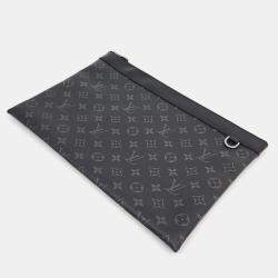 Louis Vuitton Black Monogram Eclipse Canvas Apollo Pochette Clutch Bag