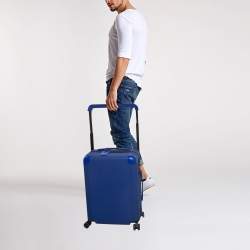 مملوكة مسبقًا Louis Vuitton Racing Blue Monogram Empreinte Leather Horizon 55 Suitcase