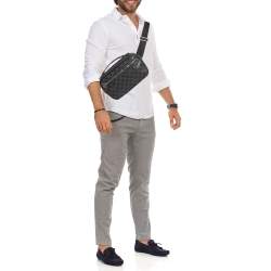 Pre Owned Louis Vuitton Damier Graphite Canvas Ambler Fanny Pack
