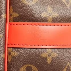 Pre Owned Louis Vuitton Cerise Monogram Canvas Keepall Bandouliere 50 Bag