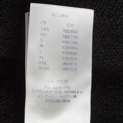 Louis Vuitton Black Piano Intarsia Wool Knit Sweater M