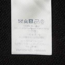 Louis Vuitton Black Piano Intarsia Wool Knit Sweater M