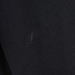 مملوكة مسبقًا Louis Vuitton Black Cotton Logo Embroidered Jersey T-Shirt XL