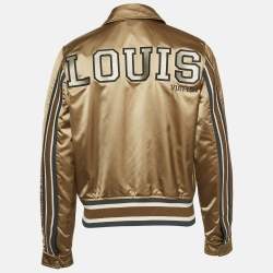 Louis Vuitton Green Python Trim Nylon Warm Up Blouson Jacket M