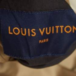 Louis Vuitton Green Python Trim Nylon Warm Up Blouson Jacket M