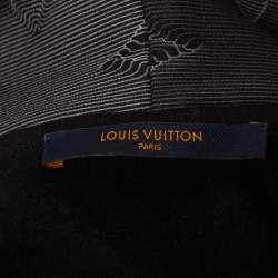 Louis Vuitton Grey 3D Monogram Cotton Knit Hoodie M
