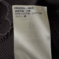 Louis Vuitton Grey 3D Monogram Cotton Knit Hoodie M