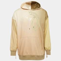 Louis Vuitton Multicolor Gradient Fleece Jersey LV Circle Hoodie L