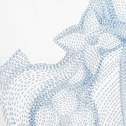 Louis Vuitton White Printed Cotton T-Shirt XL