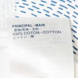 Louis Vuitton White Printed Cotton T-Shirt XL