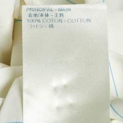 Louis Vuitton Cream Monogram Spray Print Cotton Regular Fit Shirt L