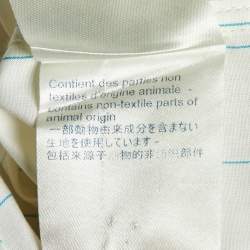 Louis Vuitton Cream Monogram Spray Print Cotton Regular Fit Shirt L