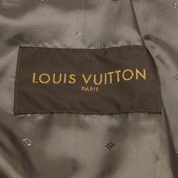Louis Vuitton X Supreme Red Monogram Leather Bomber Jacket M