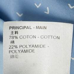 Louis Vuitton Blue LV Damier Spread Print Cotton Shirt XXL