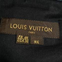 Louis Vuitton Navy Blue Denim Skinny Jeans XL Waist 36"