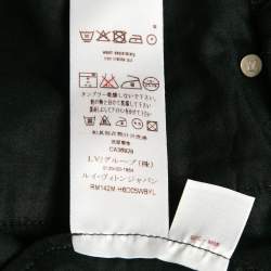 مملوكة مسبقًا Louis Vuitton Grey Patterned Cotton Straight Leg Trousers XXL