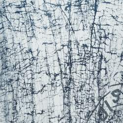 Pre Owned Louis Vuitton White/Blue Abstract Print Jersey Crew Neck T-Shirt XL