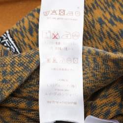 Pre Owned Louis Vuitton Yellow Cotton Blend Americas Cup Patch Hoodie Jacket L