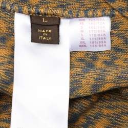 Pre Owned Louis Vuitton Yellow Cotton Blend Americas Cup Patch Hoodie Jacket L