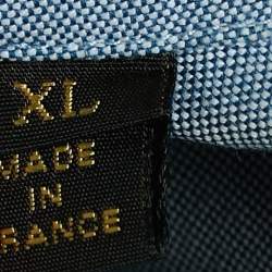 Louis Vuitton Blue Chambray Cotton Button Front Shirt XL