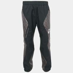 Louis Vuitton Black Monogram 2054 Synthetic Sporty Pants M