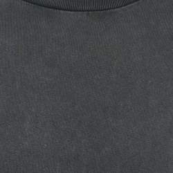 Louis Vuitton Grey Cotton Inside-Out Sleeve T-Shirt S