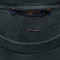 Louis Vuitton Grey Cotton Inside-Out Sleeve T-Shirt S
