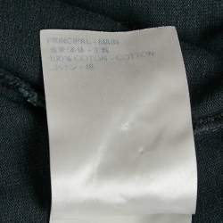 Louis Vuitton Grey Cotton Inside-Out Sleeve T-Shirt S