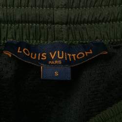 Louis Vuitton Green Synthetic Shorts S