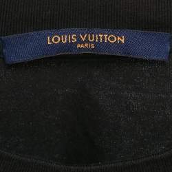 Louis Vuitton Black Gradient Monogram Print Cotton T-Shirt S