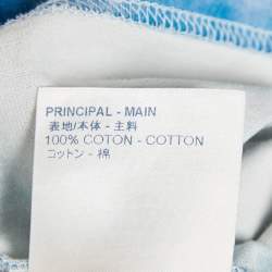 Louis Vuitton Blue Cloud Print Jersey Crew Neck T-Shirt M