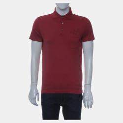 Pre Owned Louis Vuitton Cotton Polo Shirt S