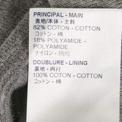 Louis Vuitton Grey Cotton Knit Joggers XS