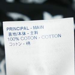 Louis Vuitton Black Monogram Gradient Print Cotton T-Shirt L