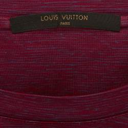 Louis Vuitton Red Printed Jersey Round Neck T-Shirt XL