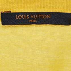 Louis Vuitton Yellow Cotton Crew-Neck T-Shirt XL