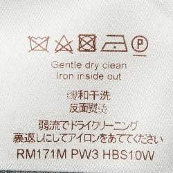 مملوكة مسبقًا Louis Vuitton Navy Blue Printed Half Sleeve Button Front Shirt M