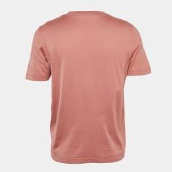 Louis Vuitton Pink Jersey Crew Neck T-Shirt M