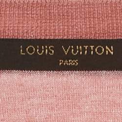Louis Vuitton Pink Jersey Crew Neck T-Shirt M