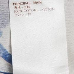 Louis Vuitton White Paint Splatter Print Cotton Regular Fit Shirt M