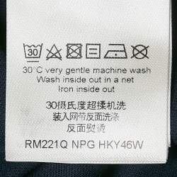 Louis Vuitton Navy Blue Monogram Gradient Cotton Jersey T-Shirt XXL