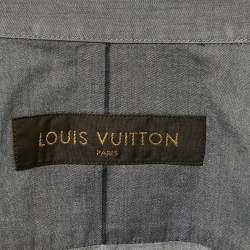 Louis Vuitton Grey Printed Cotton Karakoram Shirt M