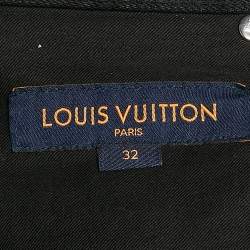Louis Vuitton Black Denim Jeans M Waist 32"