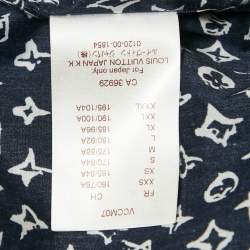 Louis Vuitton Blue Monogram Cotton Regular Fit Shirt XXL