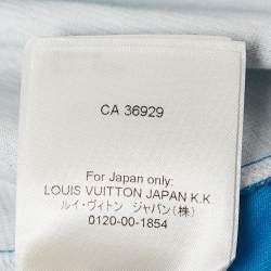 Louis Vuitton Blue Gradient 2054 Monogram Jersey T-Shirt L