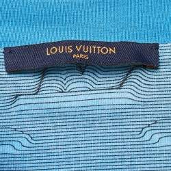 Louis Vuitton Blue Gradient 2054 Monogram Jersey T-Shirt L